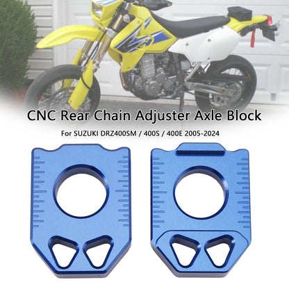 Blocco asse tendicatena posteriore CNC SUZUKI DRZ400SM 400S 400E 2005-2024