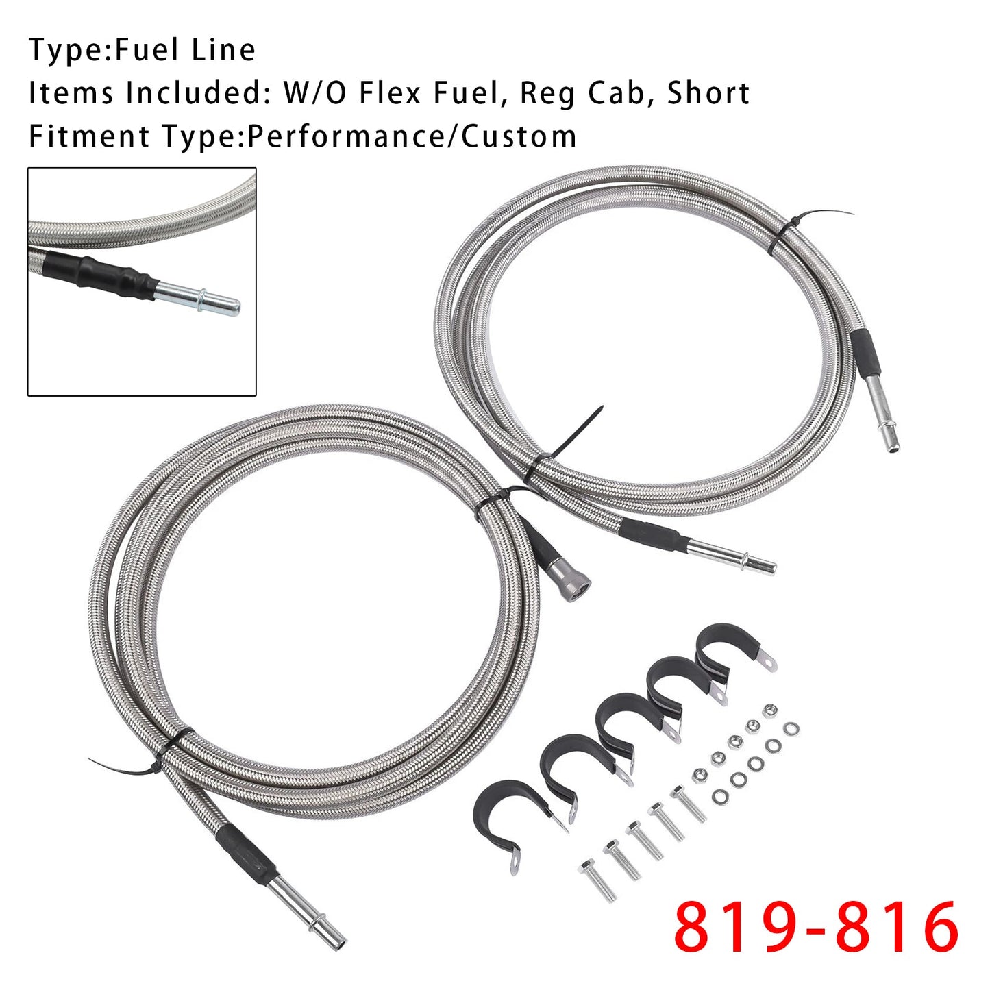 Kit tubo carburante Chevrolet Silverado 3500 HD 2007-2010 819-816 15946178 19356397