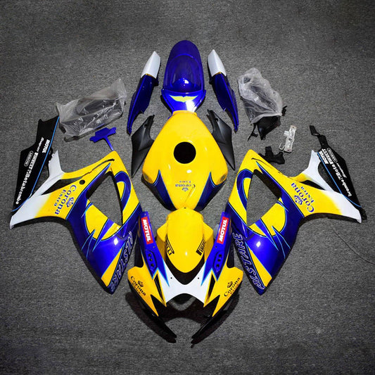 Kit carenatura iniezione plastica ABS per Suzuki GSXR 600/750 2006-2007 K6