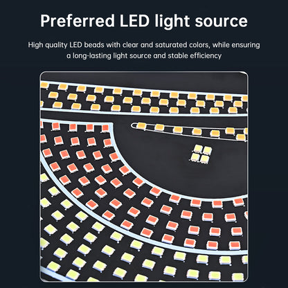 Luce LED dinamica per camion e auto con occhio del diavolo a schermo LED