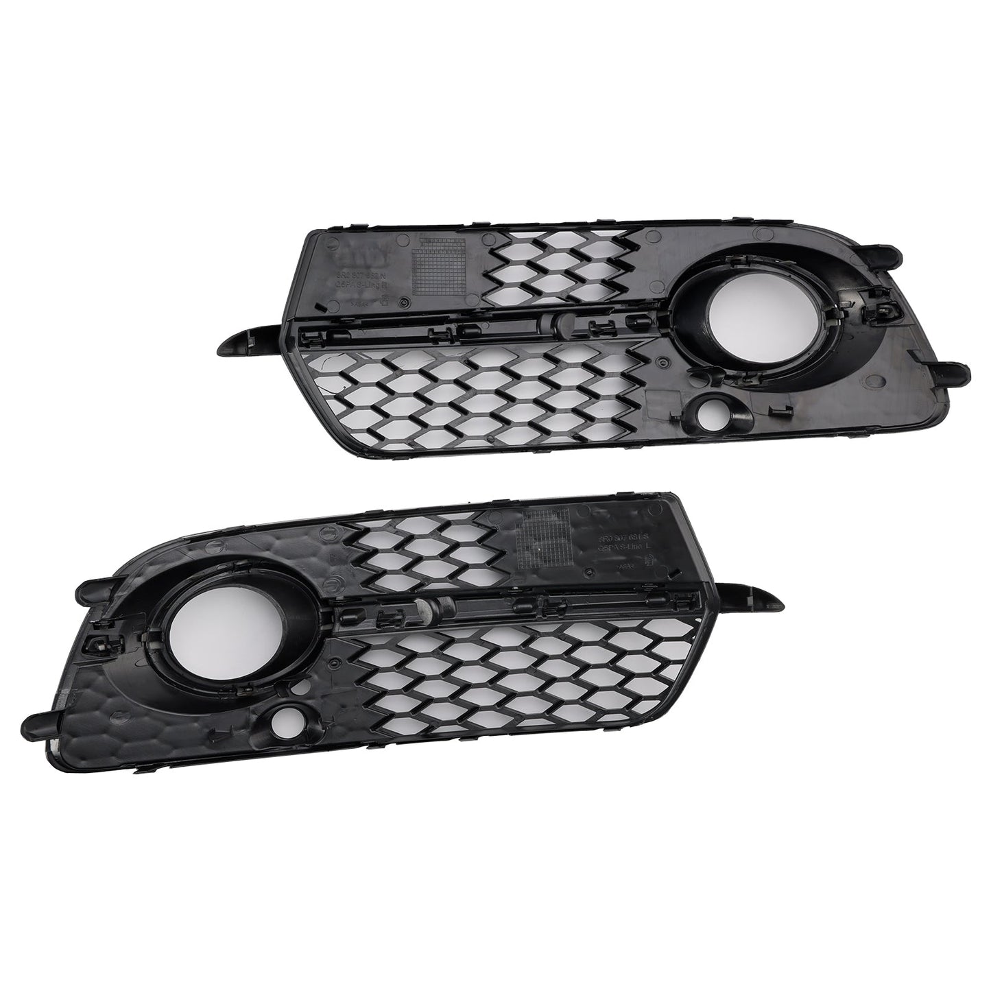 Griglia fendinebbia paraurti anteriore adatta per Audi Q5 S-Line SQ5 2013-2017, nera