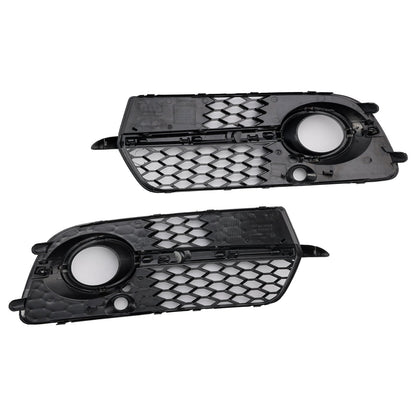 Griglia fendinebbia paraurti anteriore adatta per Audi Q5 S-Line SQ5 2013-2017, nera