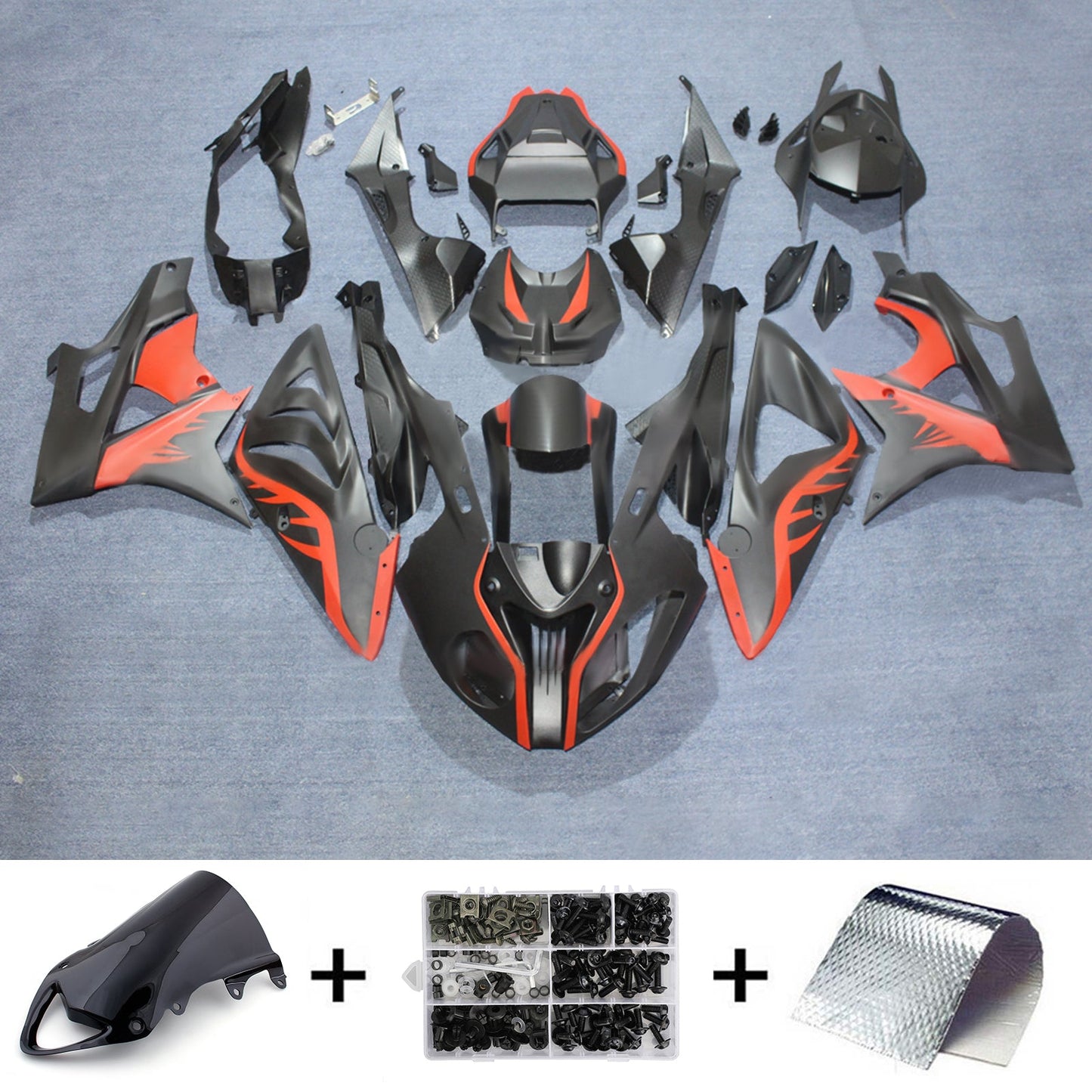 Kit carenatura iniezione BMW S1000RR 2009-2014 Carrozzeria plastica ABS