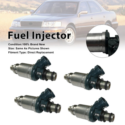 4 iniettori di carburante per Lexus LS400 1992-1997 SC400 1992-1997 23250-50020