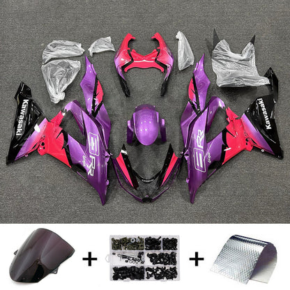 Kit carenatura iniezione in plastica ABS adatto per Kawasaki ZX6R 636 2013-2018