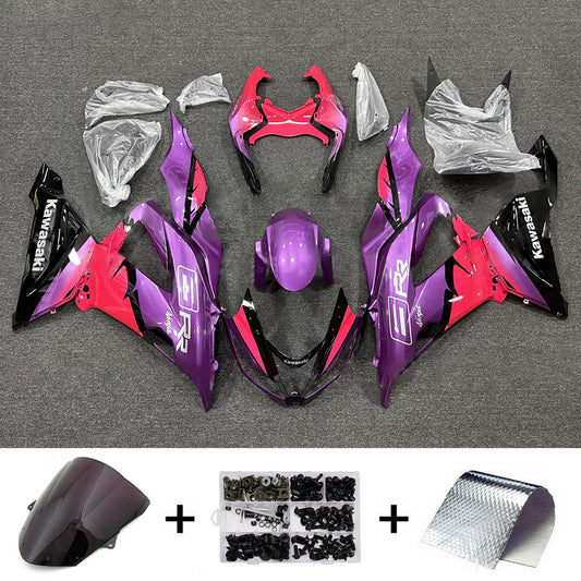 Kit carenatura iniezione in plastica ABS adatto per Kawasaki ZX6R 636 2013-2018