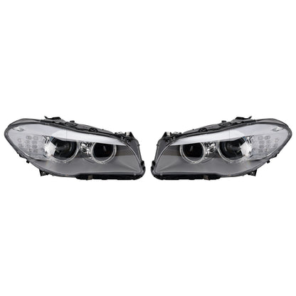 2010-2013 Per BMW Serie 5 F10 Berlina Faro anteriore sinistro+destro Xenon LED DRL SENZA AFS