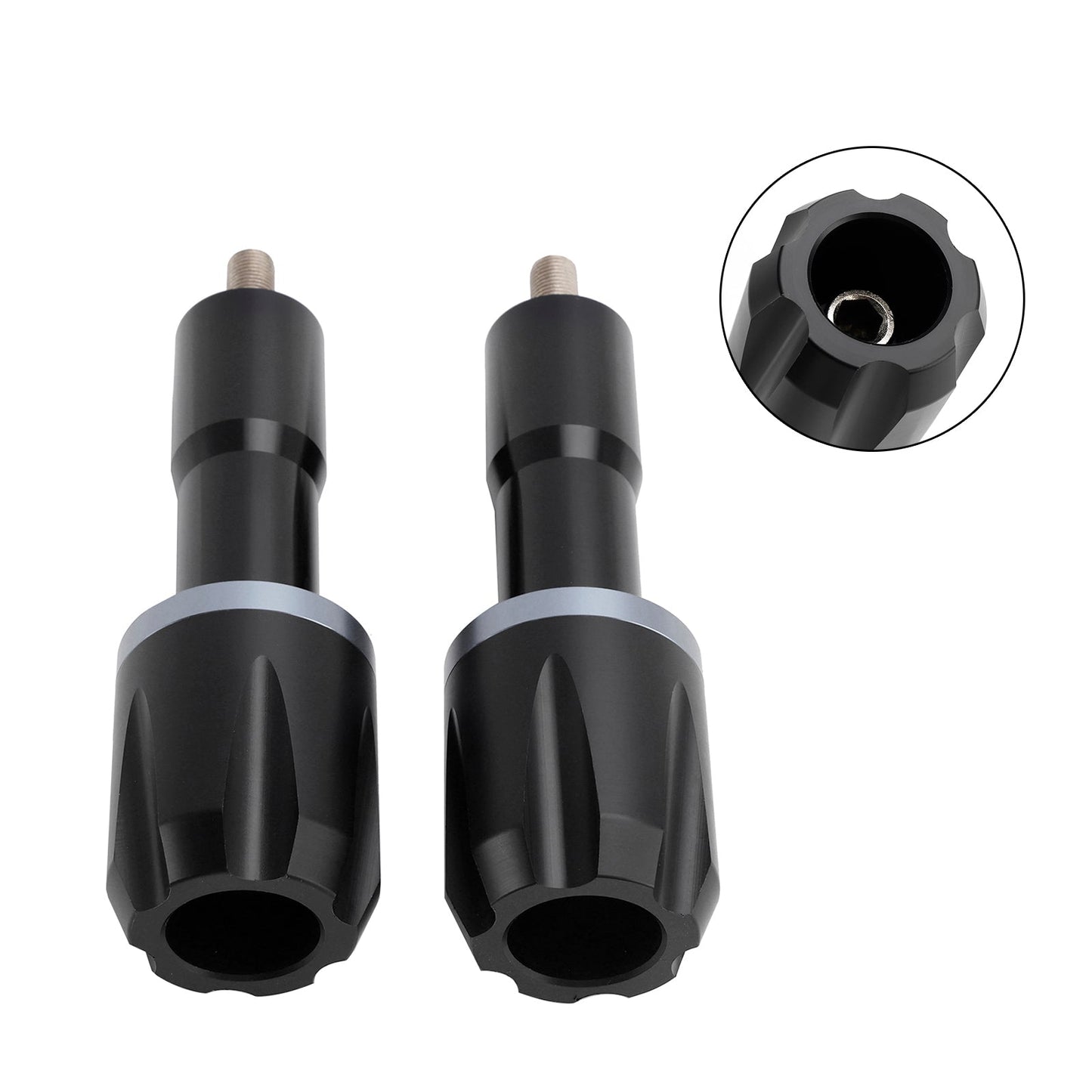Protezione Slider Antiurto per Telaio in Alluminio Yamaha Yzf-R7 2021-2023, Blu e Nero