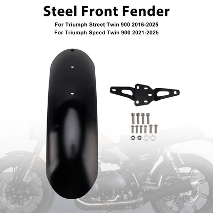 Parafango anteriore in acciaio per Street Scrambler 900 Speed Twin 900