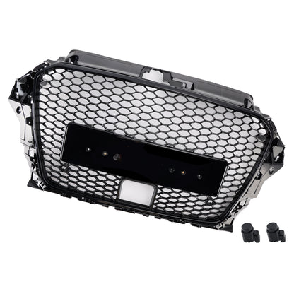 Griglia della griglia del paraurti anteriore stile RS3 per Audi A3 Sline S3 2013-2016 con ACC