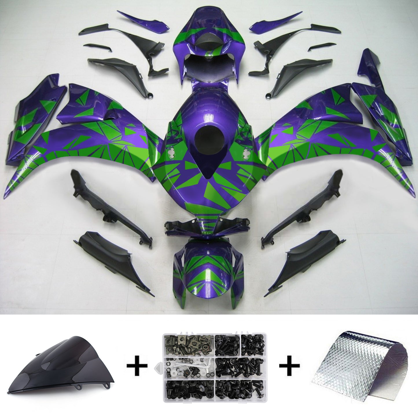 Kit carenatura Bodywork ABS di plastica per Honda CBR1000RR 2012-2016