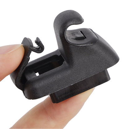 2 clip nere per aletta parasole 1RF14DX9AB compatibili con Chrysler 300 e Dodge Charger 2011-2020