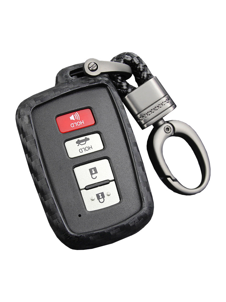 Custodia in similpelle e silicone per chiave auto con fibbia per Toyota Highlander