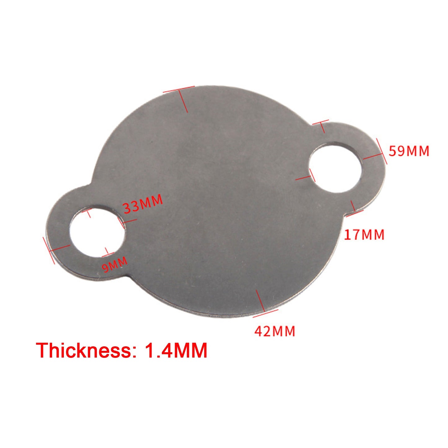 2 × Piastra cieca valvola EGR per motore Volkswagen Transport T5 2.0 BiTDI CFCA