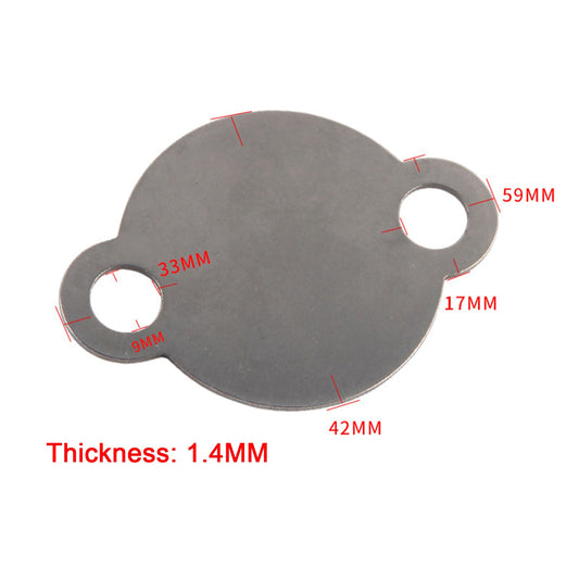2 × Piastra cieca valvola EGR per motore Volkswagen Transport T5 2.0 BiTDI CFCA