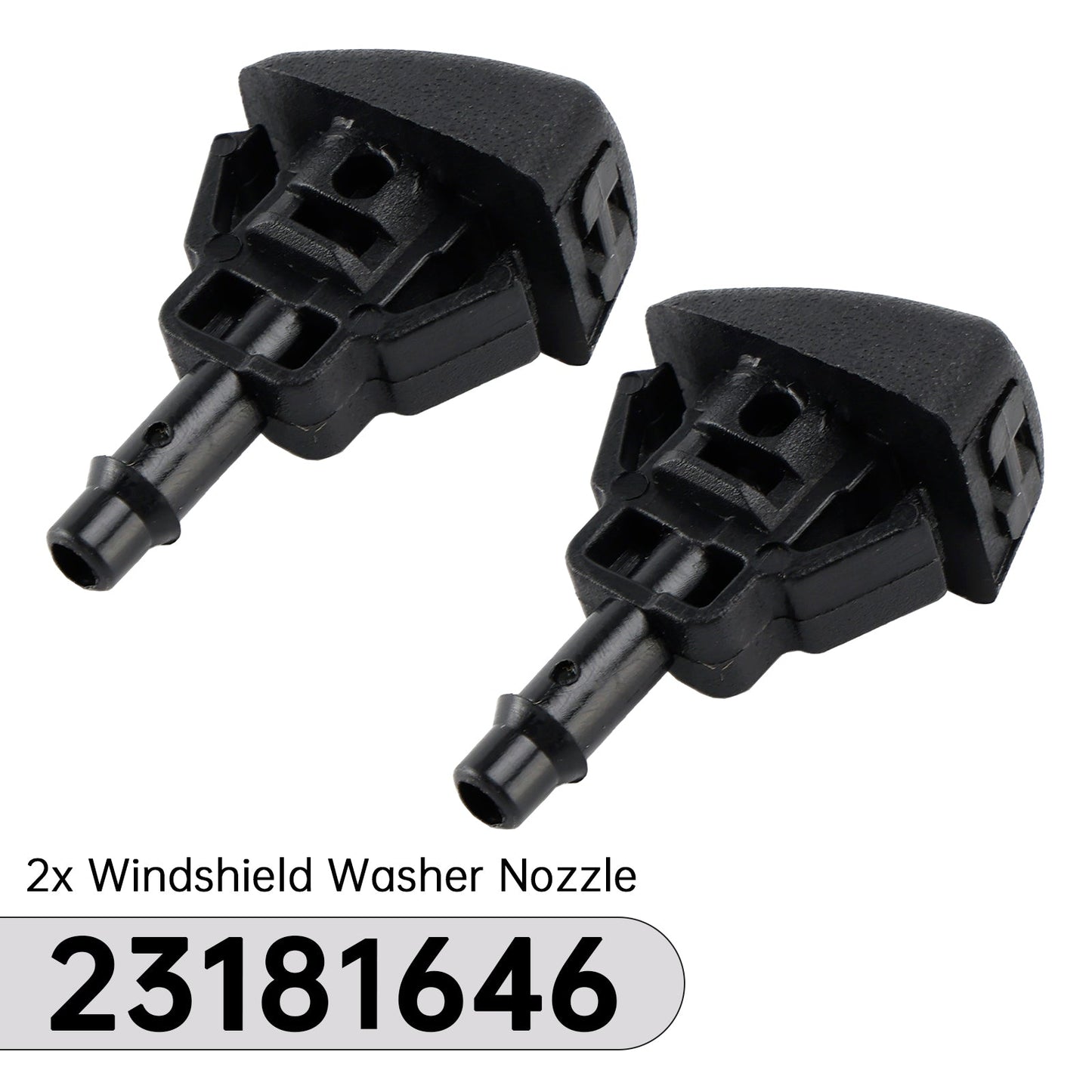 2 ugelli lavavetro 23181646 per Chevrolet Silverado 1500 2014-2019