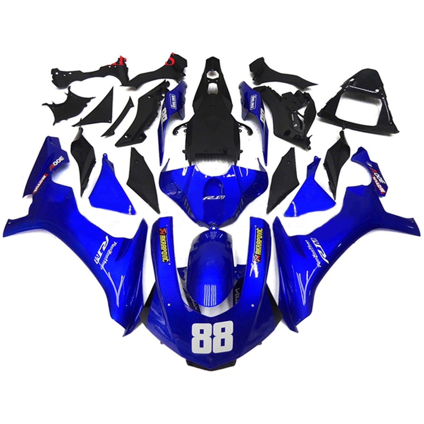 Kit carenatura BODYWORK ABS di plastica per Yamaha YZF 1000 R1 2015-2019