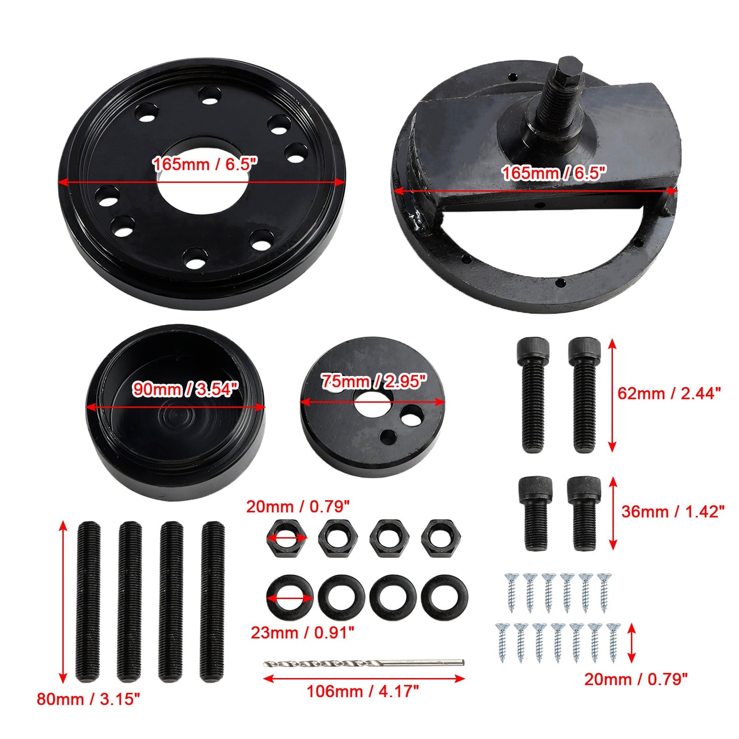 Strumento di rimozione e installazione del paraolio del'albero motore anteriore e posteriore Cummins 3.9L 5.9L 6.7L 1989-2016