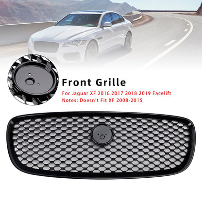 Griglia paraurti anteriore Jaguar XF XF-R Style 2016-2019, nero lucido
