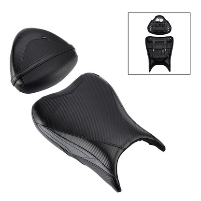 Kit cuscini passeggero Raider anteriori e posteriori per Suzuki GSX1300R 2022-2024, colore nero.