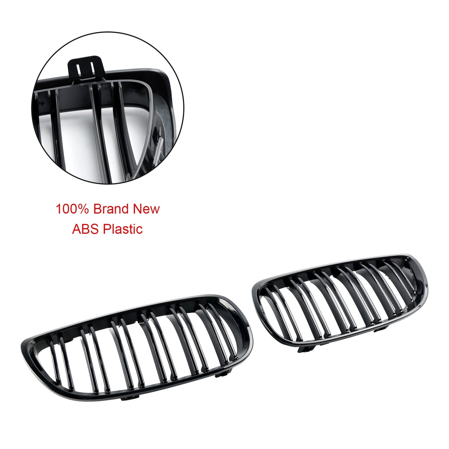 Griglia anteriore a rene nera lucida per BMW Coupe E93 Cabriolet pre-Facelift 2007-2010
