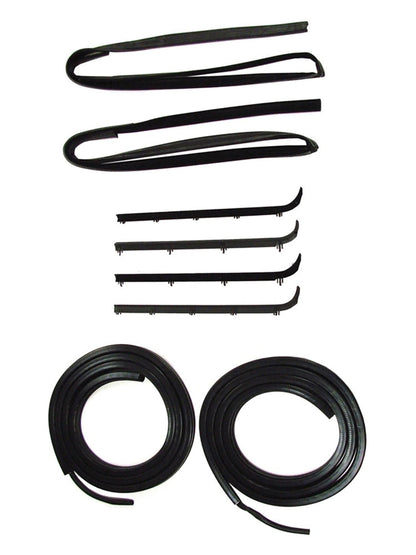 Kit guarnizioni per portiera anteriore Ford Bronco 1987-1996, 8 pezzi, kit guarnizioni per finestrini e portiere