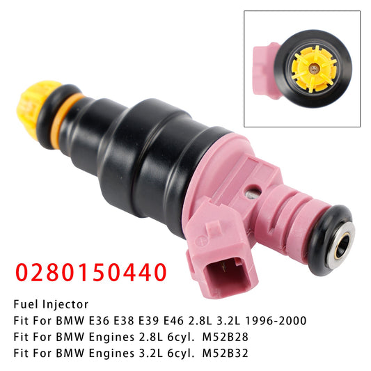 1 pz iniettore carburante per BMW E36 328i M3 E39 Z3 1996-2000 2.8L 3.2L 0280150440