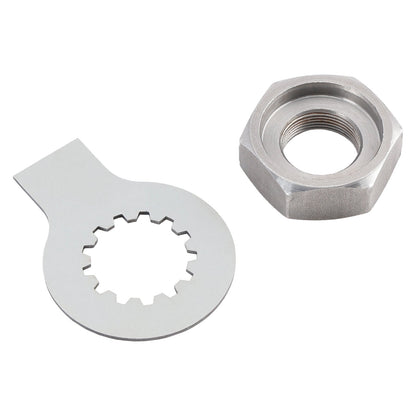 Kit linguetta rondella di bloccaggio dado pignone anteriore per YAMAHA R6 YZF 600 1000 TDM 850