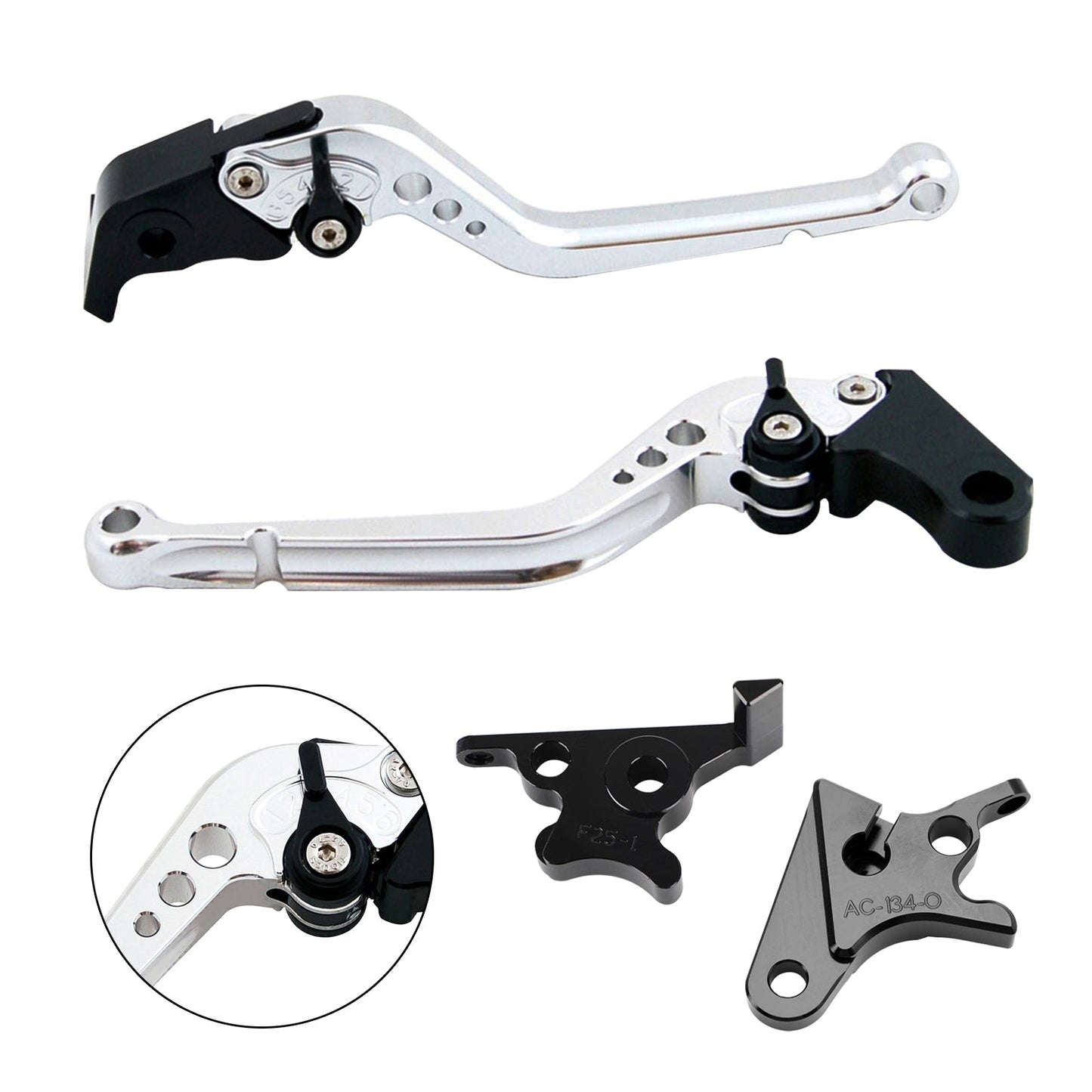 Leva frizione freno lunga adatta per HONDA CB350 Hness GB350 CB350 2021-2023