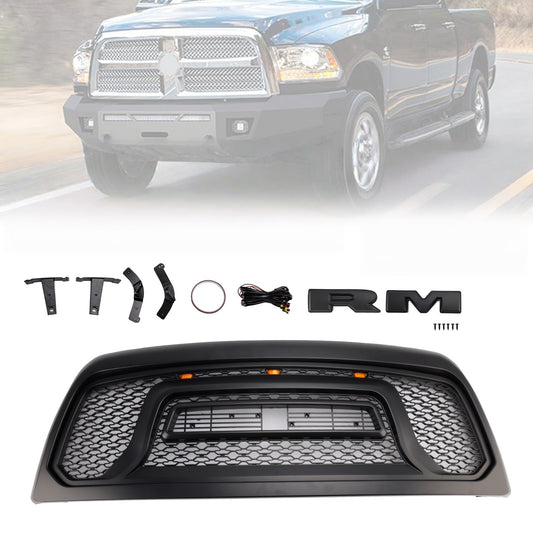 Dodge Ram 2500/3500 Laramie Limited 2010-2018 con griglia paraurti anteriore con luci a LED