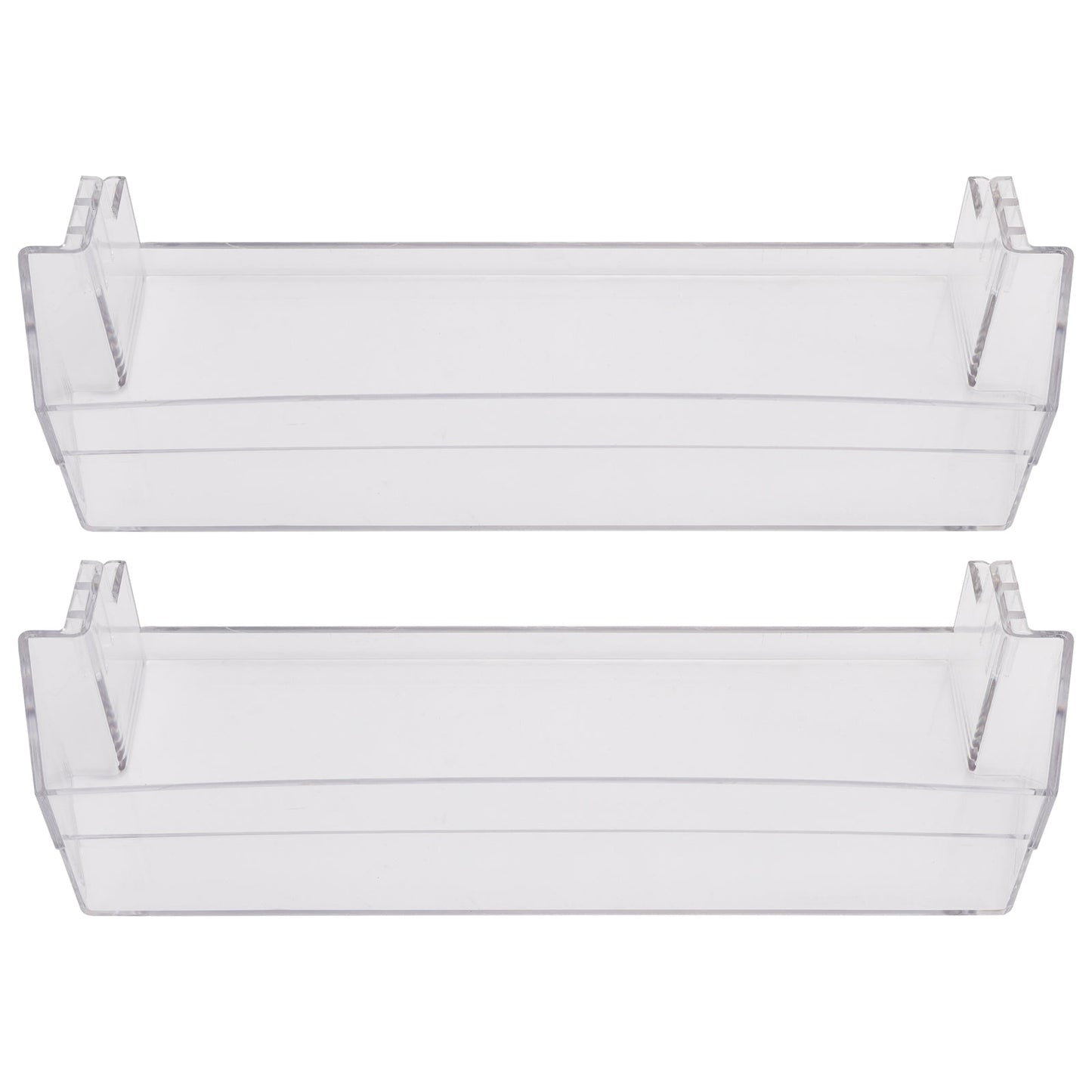 2 ripiani per frigorifero, grigi trasparenti, per porta centrale o superiore, 306 mm, compatibili con Dometic Caravan 289072710
