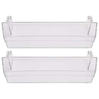 2 ripiani per frigorifero, grigi trasparenti, per porta centrale o superiore, 306 mm, compatibili con Dometic Caravan 289072710