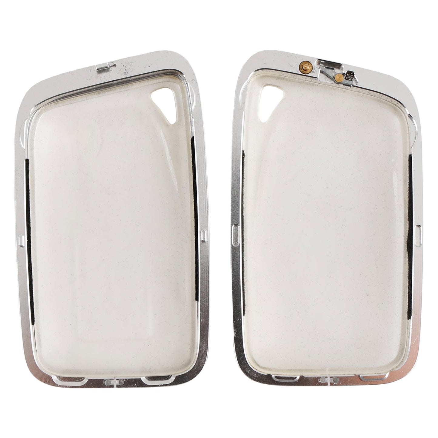 Custodia in lega di alluminio TPU con pellicola morbida grigia per chiave auto Lexus IS GS ES RX