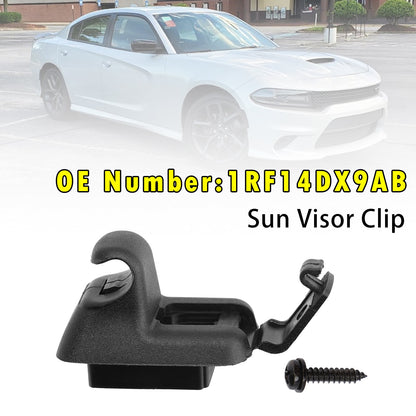 Clip parasole nera 1RF14DX9AB compatibile con Chrysler 300 e Dodge Charger 2011-2020