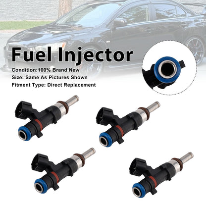 2008-2015 Per Mitsubishi Lancer Evolution 4 pezzi Iniettori di carburante 1465A174
