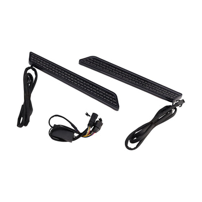 Chiusura borse laterali con luce LED per Touring Electra Street Road Glide 14-23