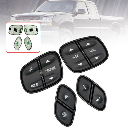 Interruttore luci a 4 pulsanti per volante per Chevy Suburban 2003-2006