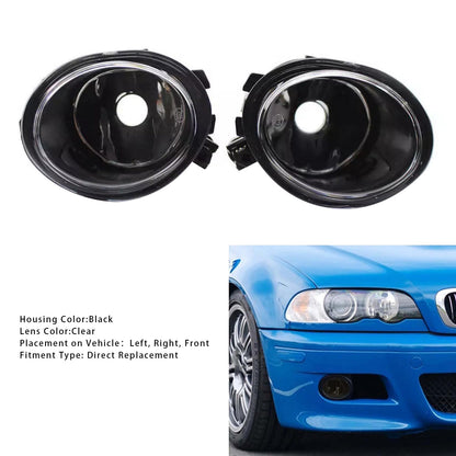 Coppia di fari fendinebbia anteriori senza lampadine per BMW E46 Serie 3 2001-2006