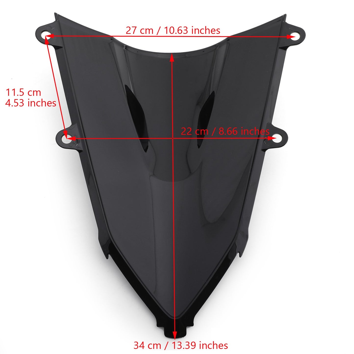 ABS MOTORCYCLE Portiere del parabrezza per Honda CBR650R CBR 650 R 2019-2023 NERO