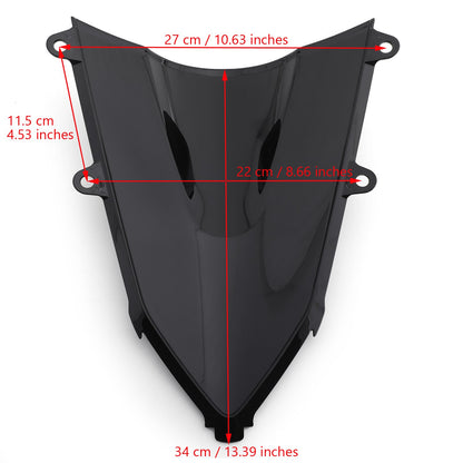 ABS MOTORCYCLE Portiere del parabrezza per Honda CBR650R CBR 650 R 2019-2023 NERO