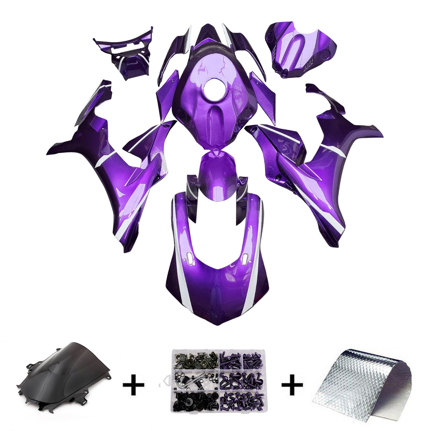 Kit carenatura iniezione plastica ABS per Yamaha YZFR1 YZF-R1 2015-2019