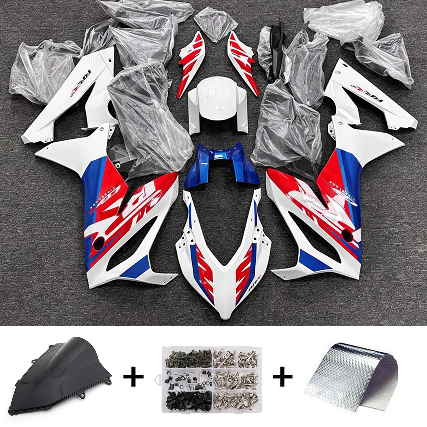 Kit di carene in plastica ABS stampate a iniezione per Honda CBR650R 2019-2020