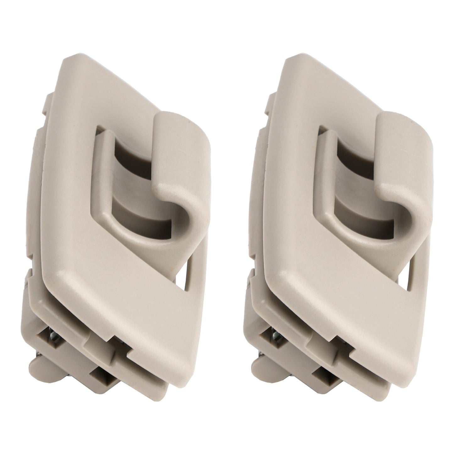 2x gancio di fissaggio per aletta parasole grigia per Mercedes Benz Classe C W205 S205 15-19