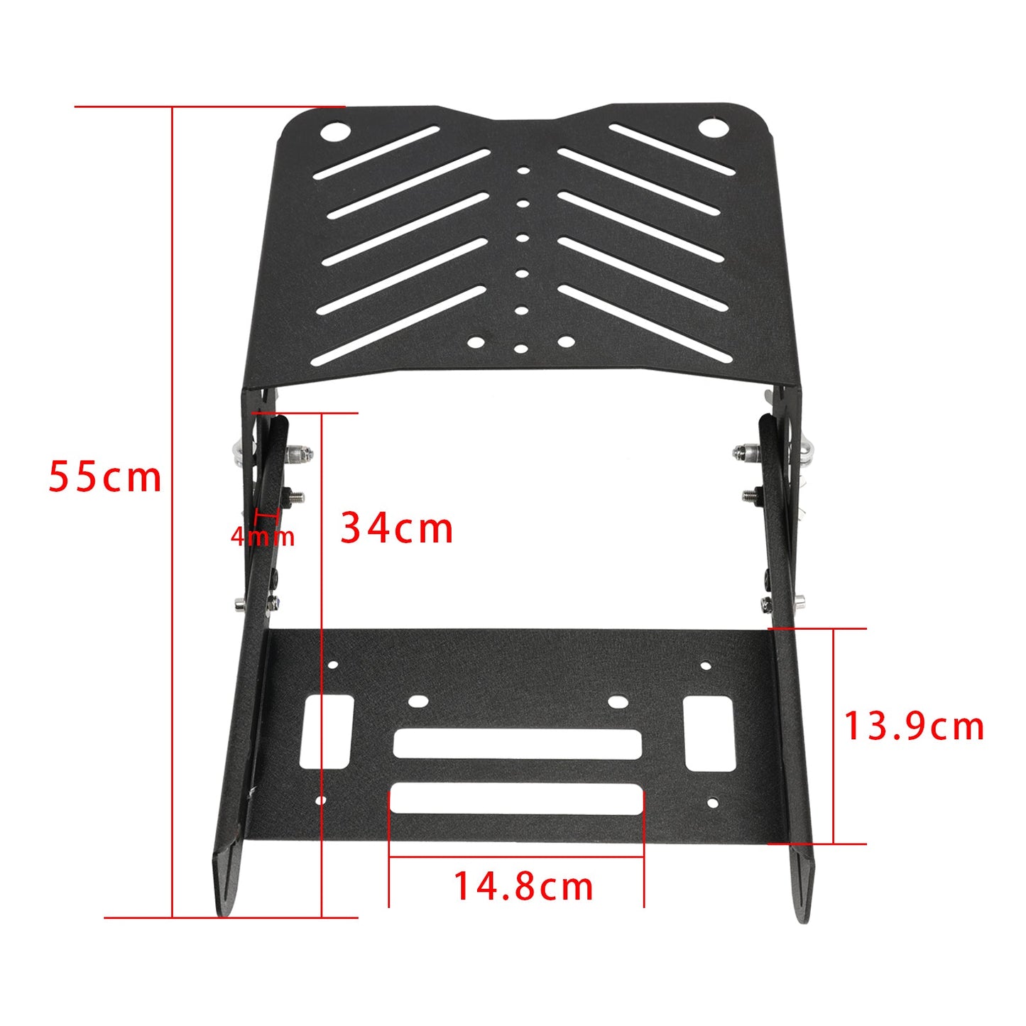 Estensione del portapacchi posteriore Portapacchi scorrevole adatto per Honda C50 C110 Super Cub / Cross Cub 50 110