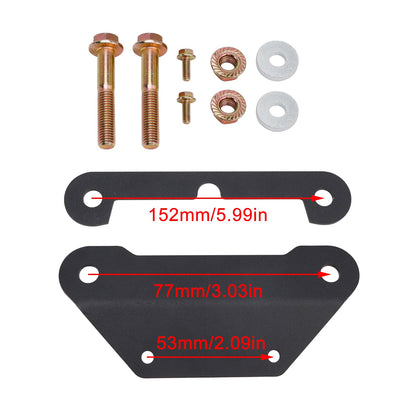 Kit di staffe di rinforzo per il supporto dell'ammortizzatore anteriore per Kawasaki KRX 1000