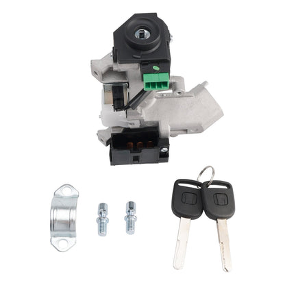 Cilindro di blocco dell'interruttore di accensione per Honda Civic 1.7L GX Sedan 1668CC L4 CNG del 2001-2005 con 2 chiavi (con chip)