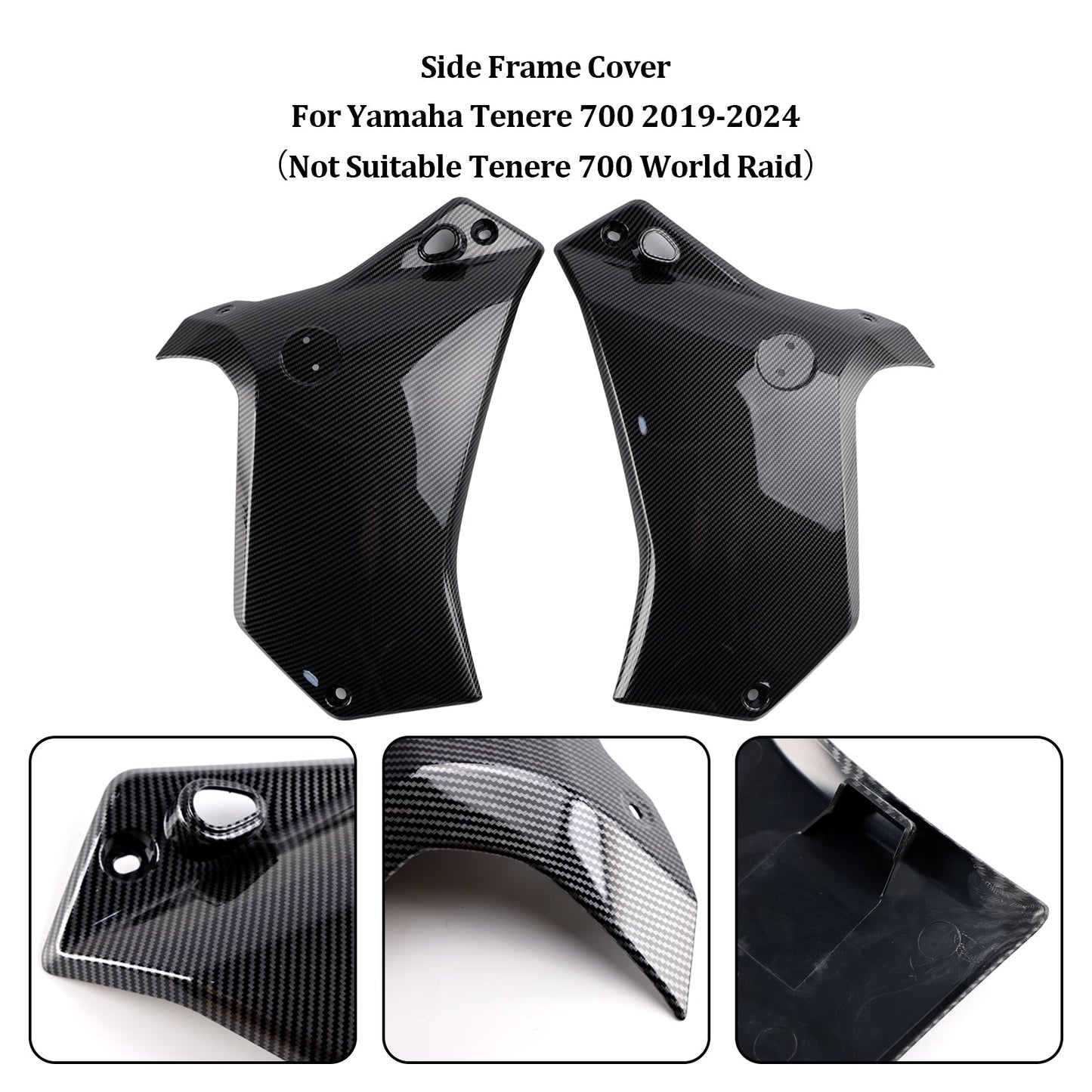 2019-2024 Yamaha Tenere 700 Protezione pannello telaio laterale Carenature Copertura