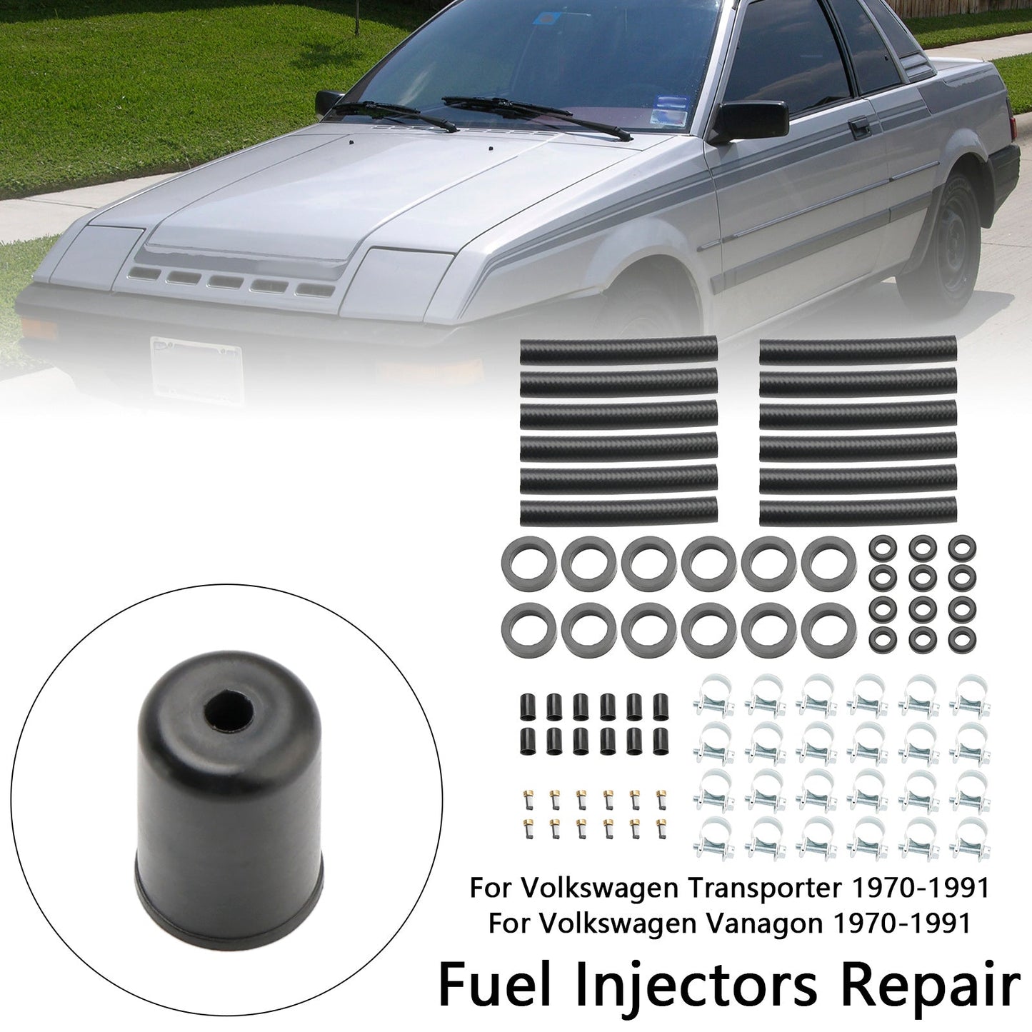 Kit di riparazione iniettori carburante Nissan Stanza 12 pezzi 1970-1989