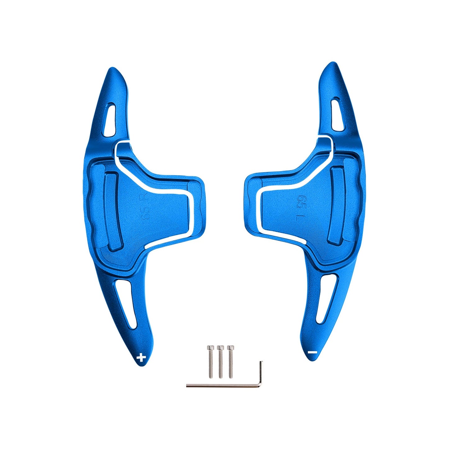 Leve del cambio al volante per Kia K5 2016-2019 in alluminio blu