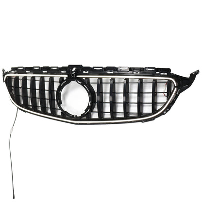 Per Mercedes W205 C250 C300 2015-2021 W/LED Griglia paraurti anteriore nera